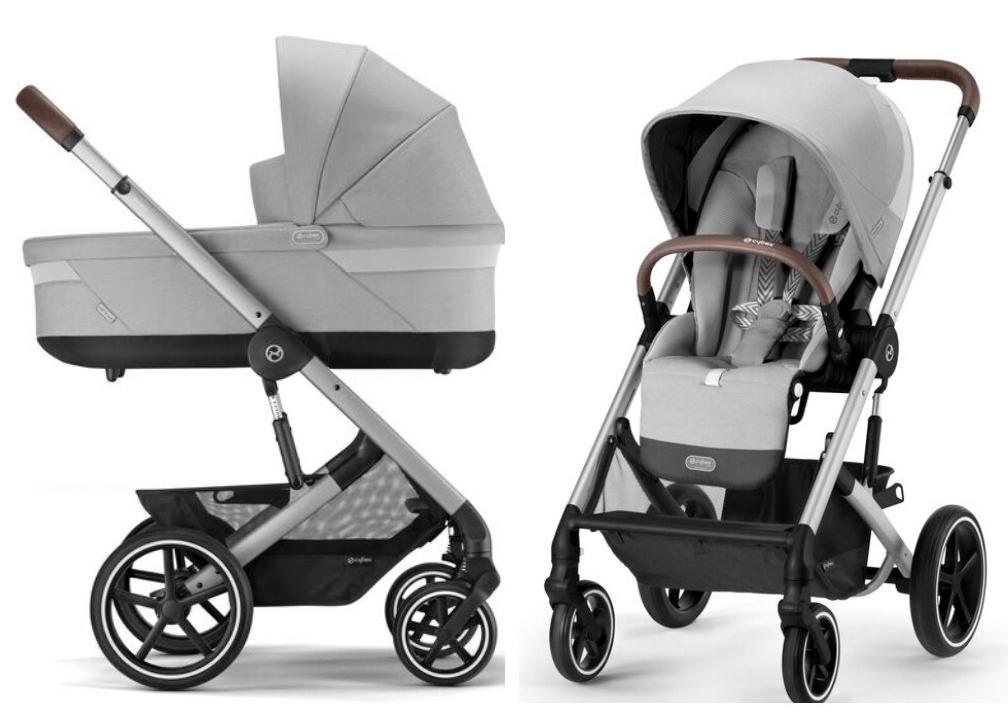 Коляска 2 в 1 Cybex Balios S Lux SLV new lava grey