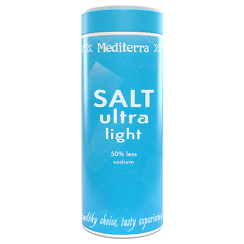 

Соль Mediterra "Ultra Light", с пониженным содержанием натрия, 150 г