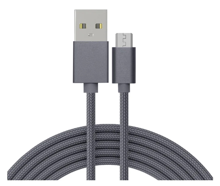 Кабель межкомпонентный MEDIAGADGET MGSMU001S USB-кабель MediaGadget MU-001 MicroUSB (1,2м