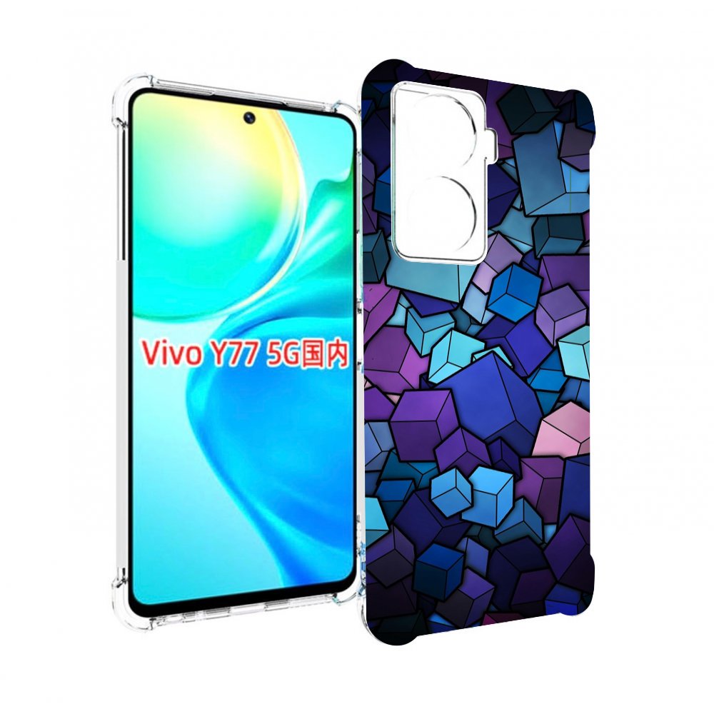 

Чехол MyPads лепестки для Vivo Y77 5G, Прозрачный, Tocco