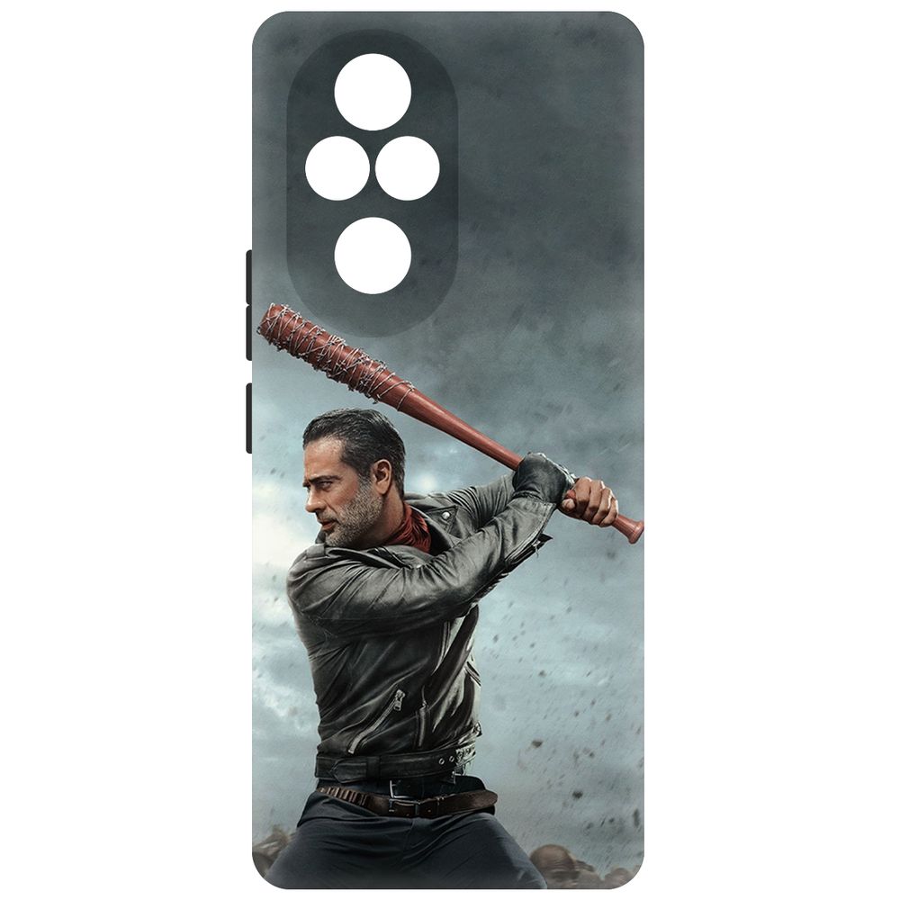 

Чехол-накладка Krutoff Soft Case Ходячие мертвецы. Ниган для Honor 200 Pro черный