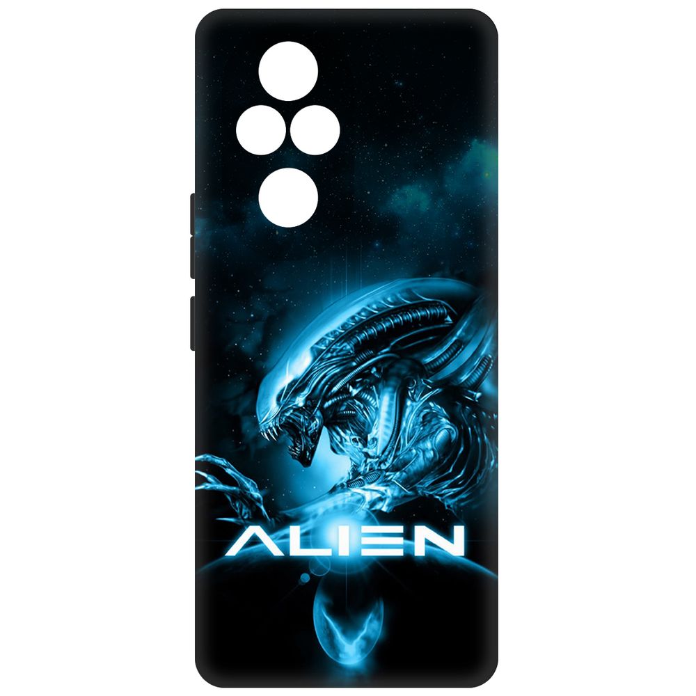 

Чехол-накладка Krutoff Soft Case Чужой. Космос для Honor 200 Pro черный