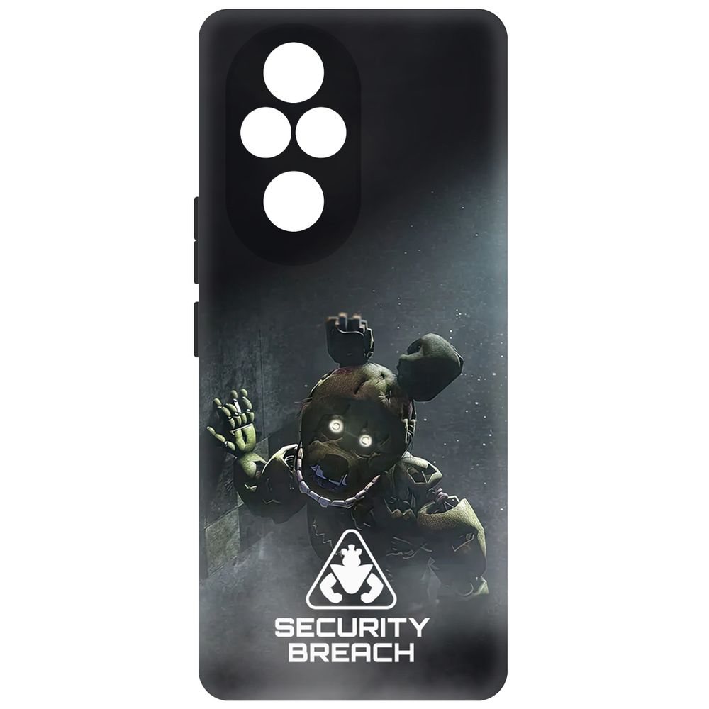 

Чехол-накладка Krutoff Soft Case ФНАФ - Нарушение безопасности для Honor 200 Pro черный