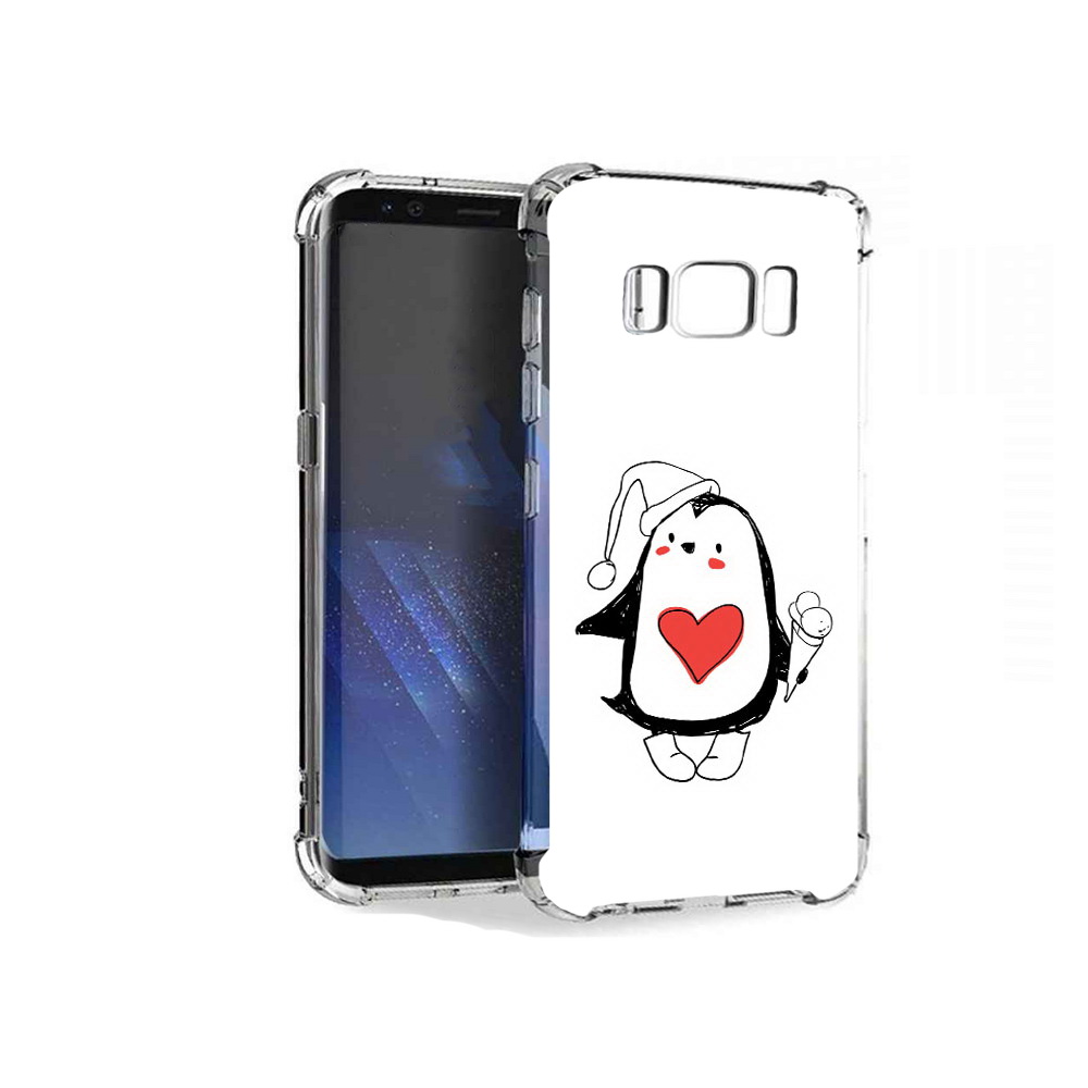 

Чехол MyPads Tocco для Samsung Galaxy S8+ Пингвин с мороженым, Tocco