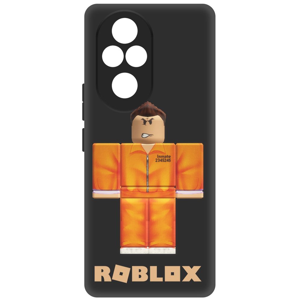 

Чехол-накладка Krutoff Soft Case Roblox-Заключенный для Honor 200 Pro черный