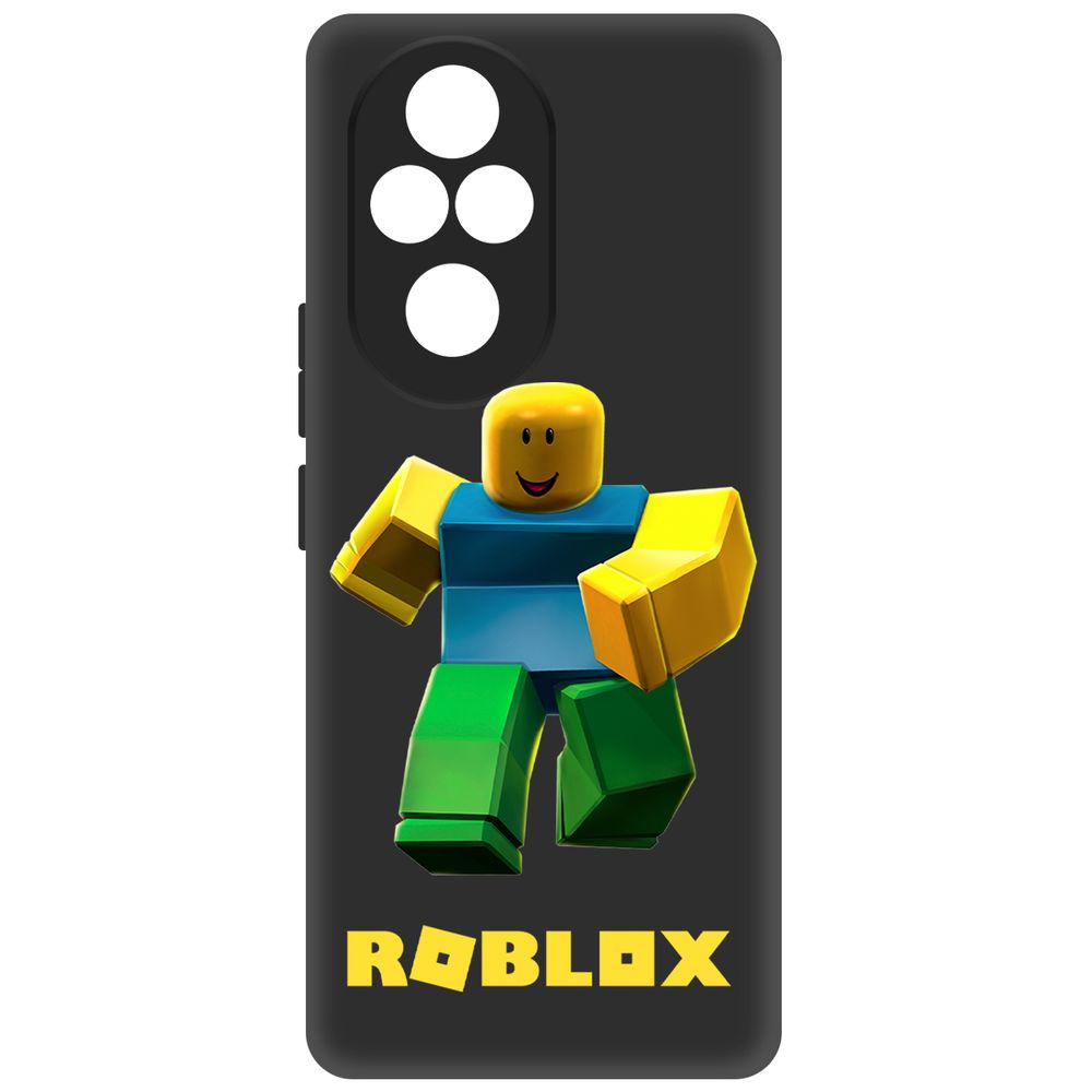 

Чехол-накладка Krutoff Soft Case Roblox-Классический Нуб для Honor 200 Pro черный