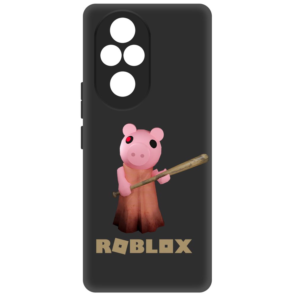 

Чехол-накладка Krutoff Soft Case Roblox-Пигги для Honor 200 Pro черный