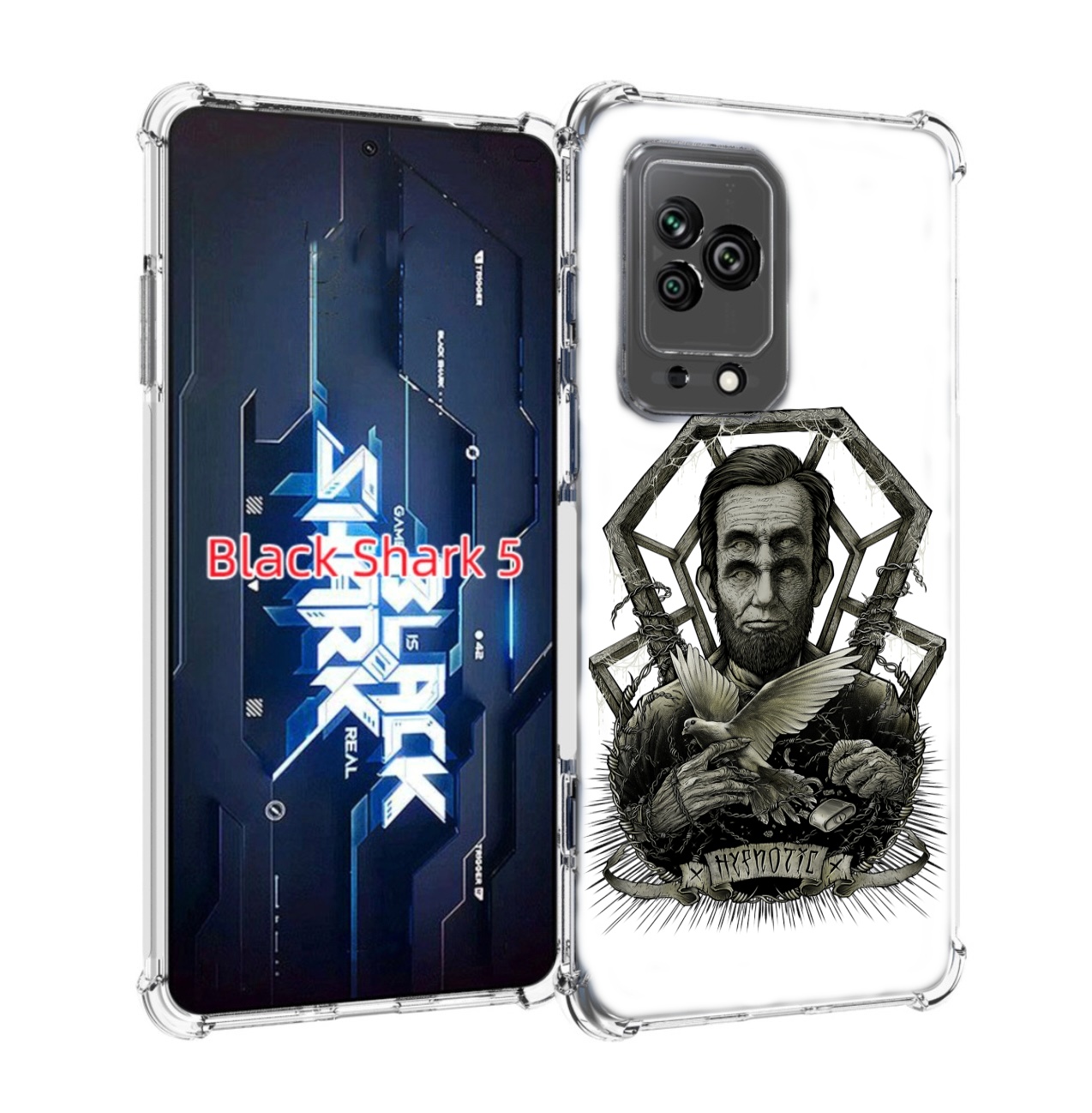 

Чехол MyPads франклин абстракция для Xiaomi Black Shark 5, Прозрачный, Tocco