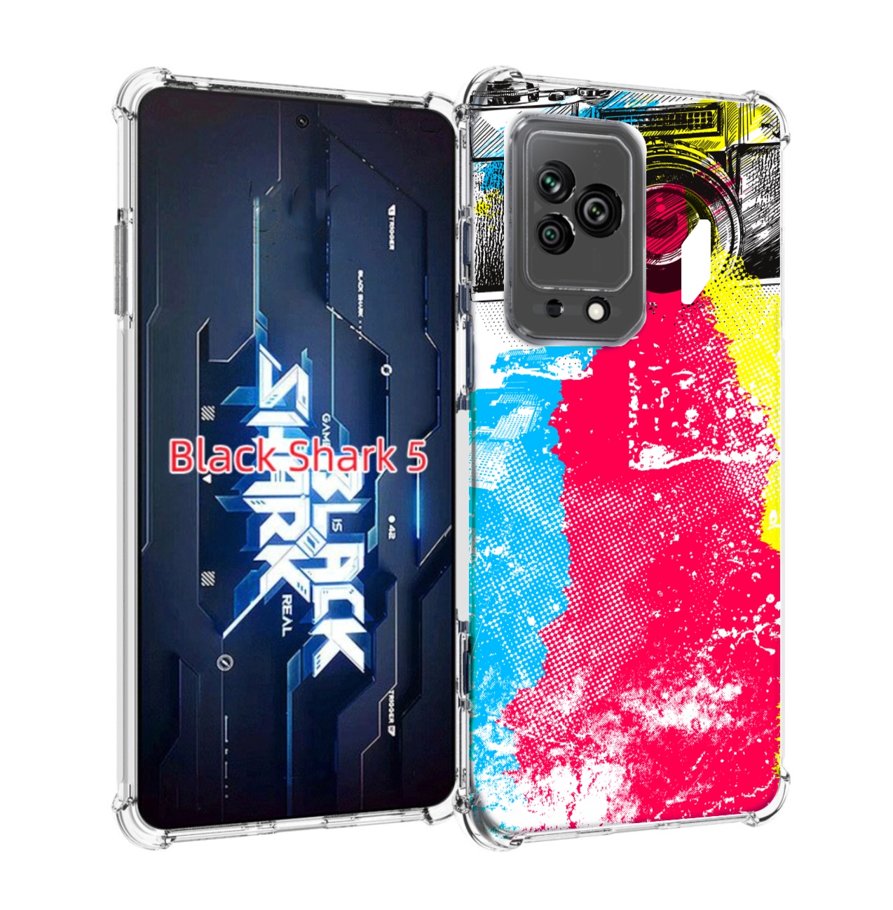 

Чехол MyPads цветной фотоаппарат для Xiaomi Black Shark 5, Прозрачный, Tocco