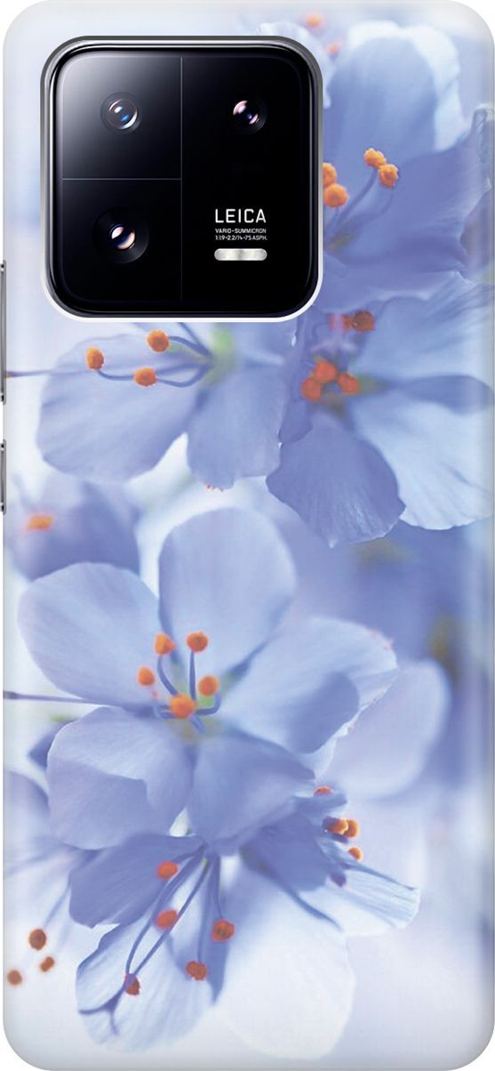 

Силиконовый чехол на Xiaomi 13 Pro Про с принтом "Лазурные орхидеи", Голубой;фиолетовый, 158966