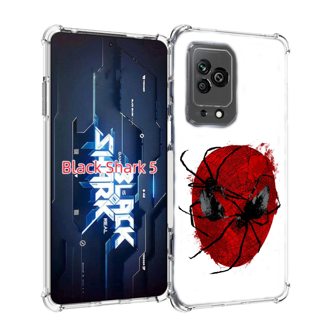 

Чехол MyPads человек паук для Xiaomi Black Shark 5, Прозрачный, Tocco