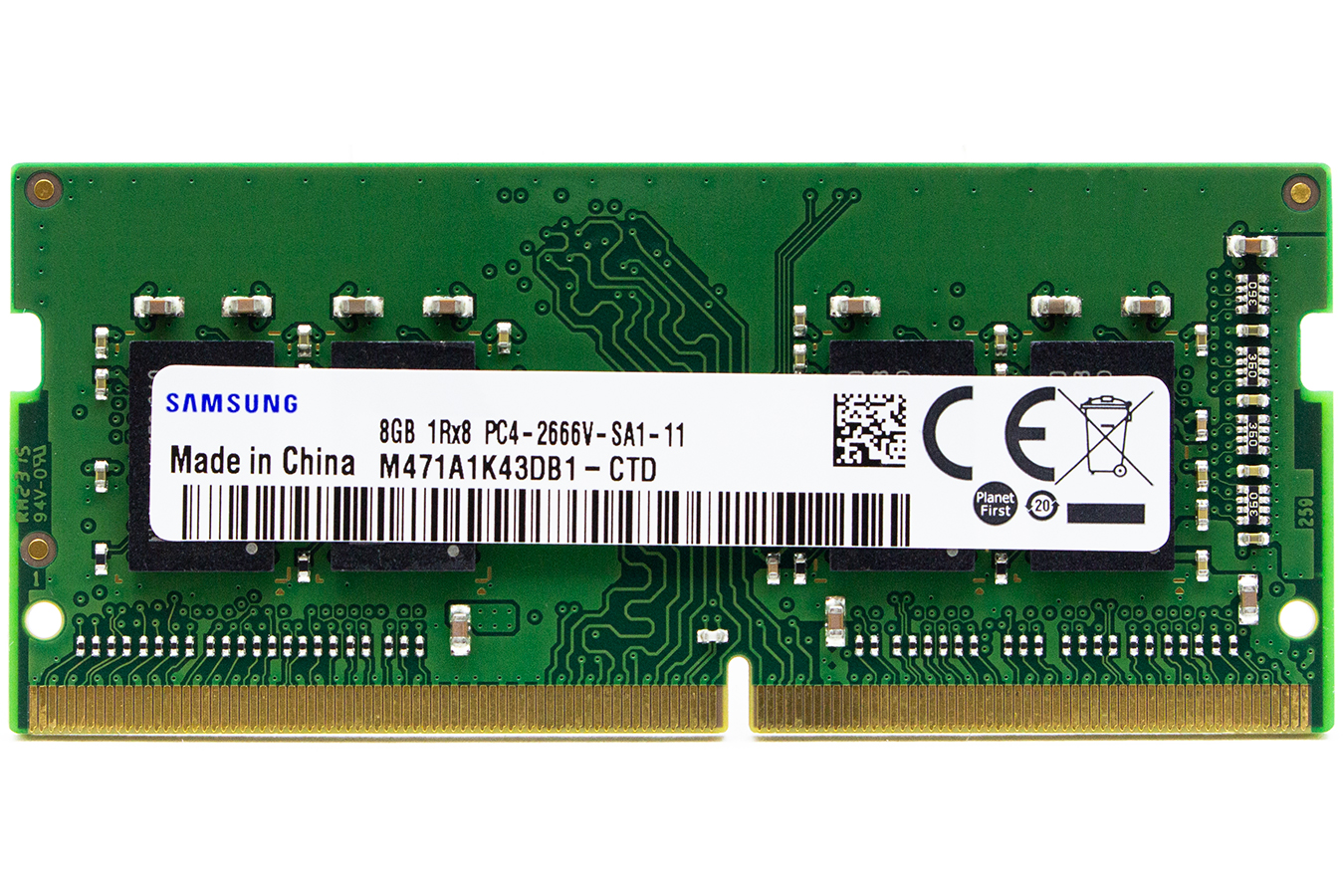 

Оперативная память Samsung M471A1K43DB1-CTD DDR4 1x8Gb 2666MHz, M471A1K43DB1-CTD