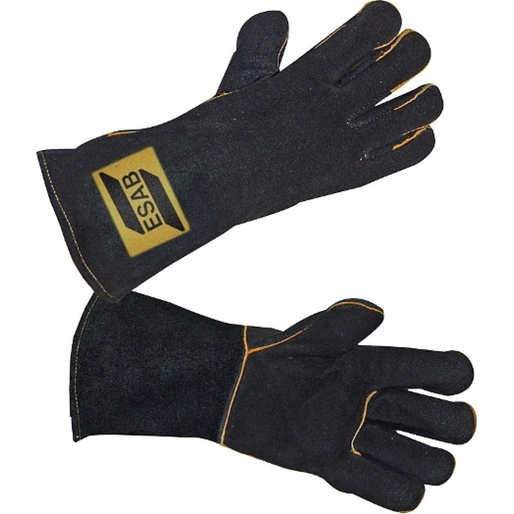 Перчатки ESAB Heavy duty black 0700500429 перчатки для сварщика esab heavy duty