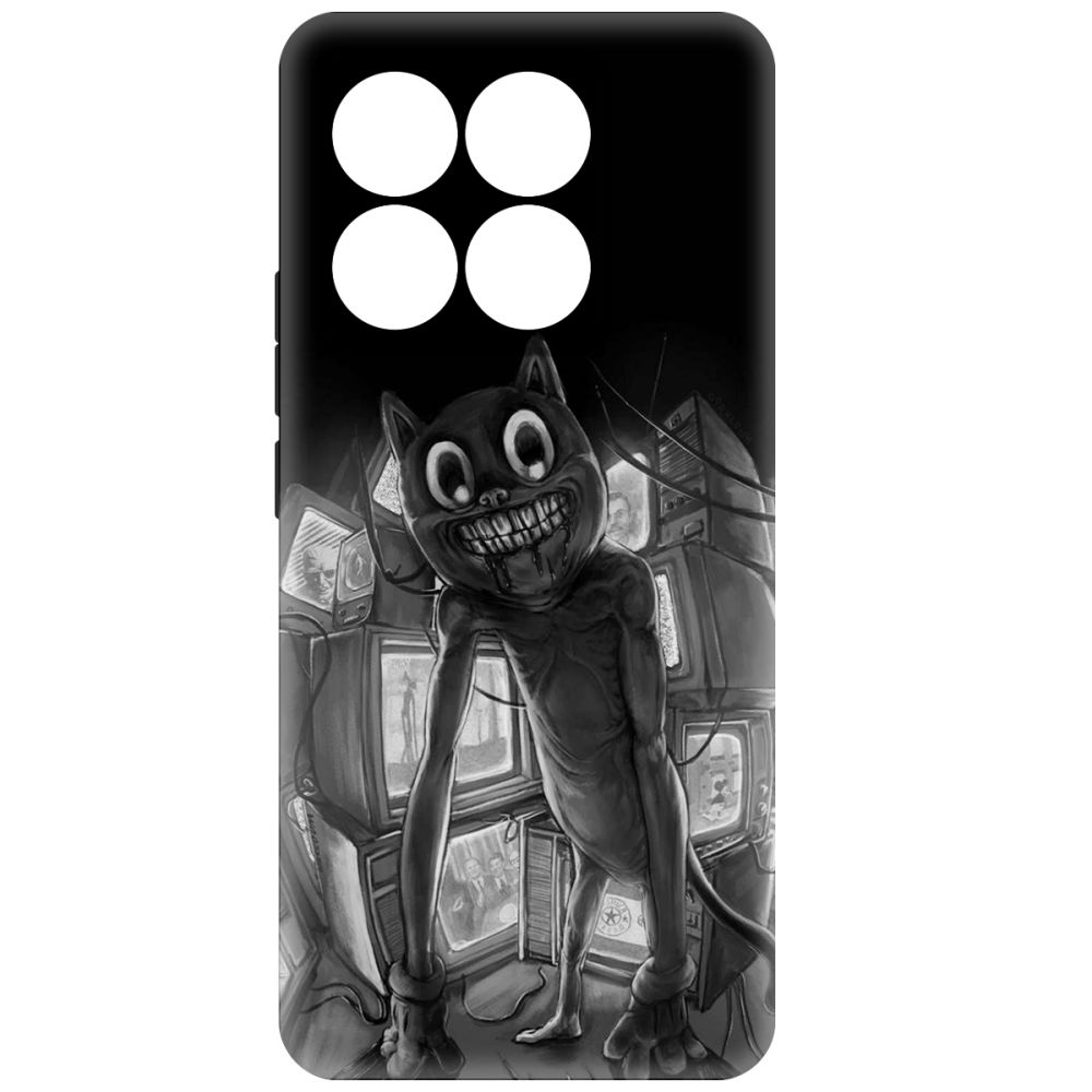 

Чехол-накладка Krutoff Soft Case Хаги Ваги - Картун Кэт для Xiaomi 14T черный