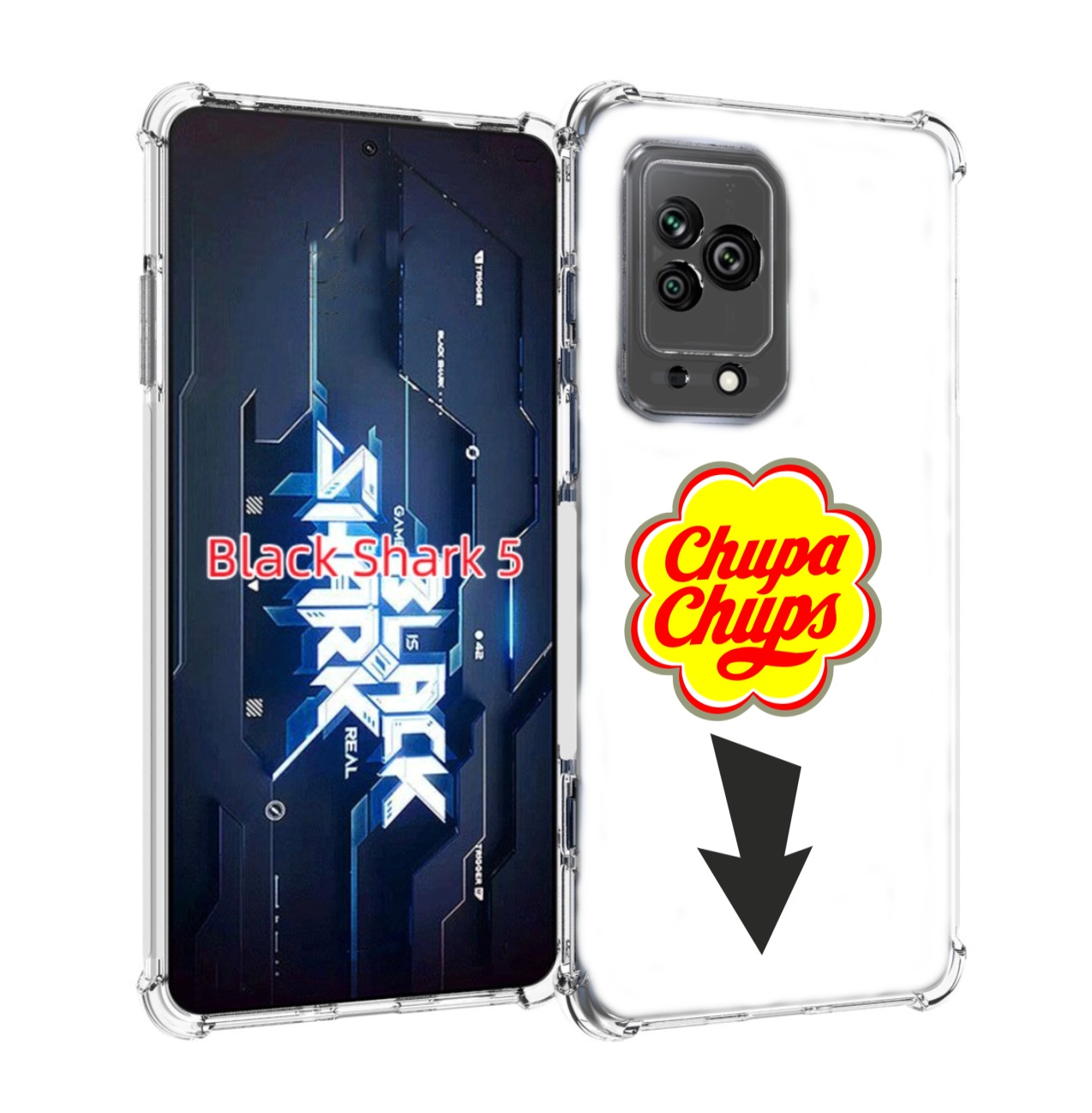

Чехол MyPads чупа чупс для Xiaomi Black Shark 5, Прозрачный, Tocco