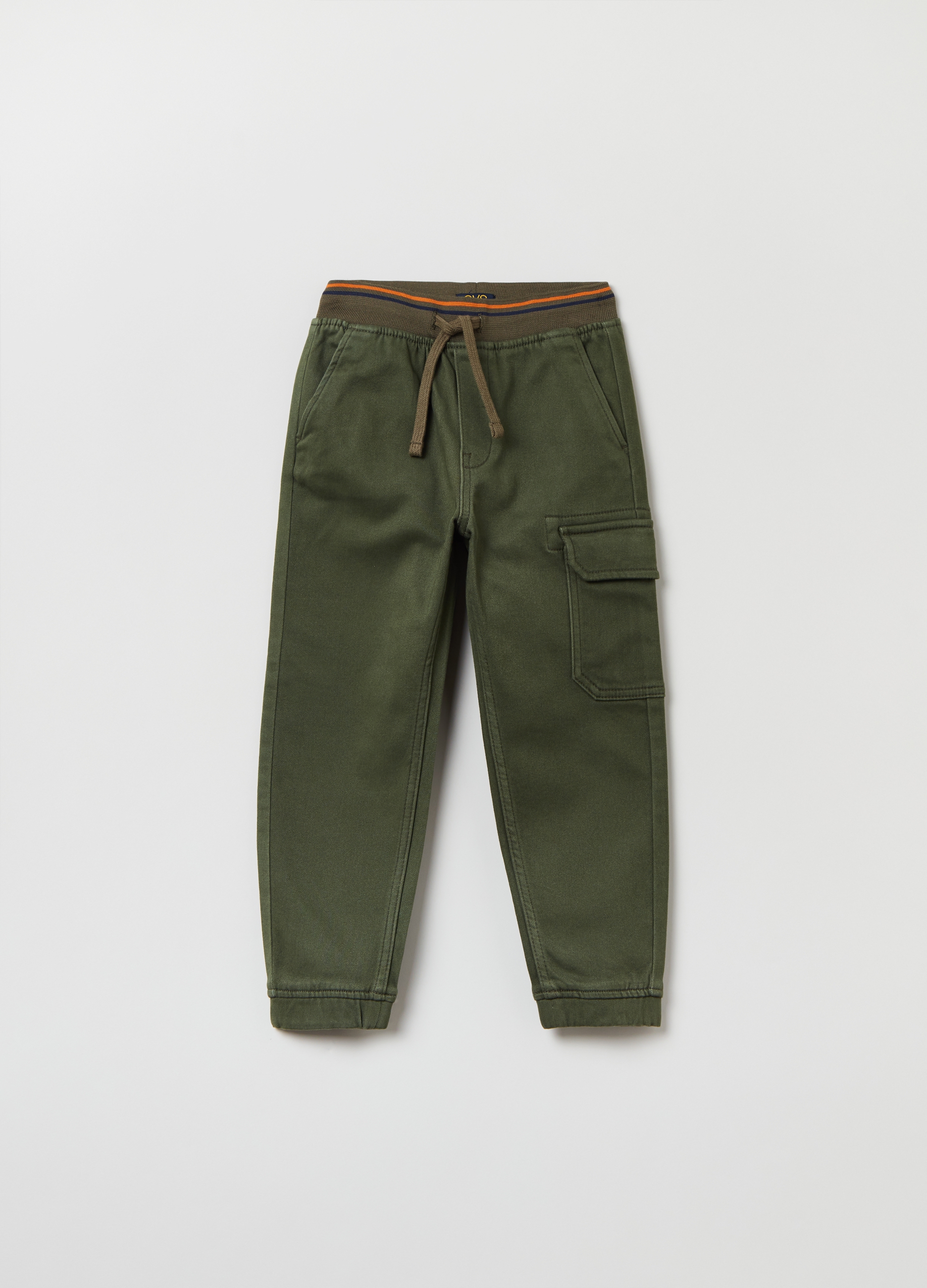 

Брюки OVS для мальчиков, коричневые, 4-5 лет, 1894991, Зеленый, 1894991