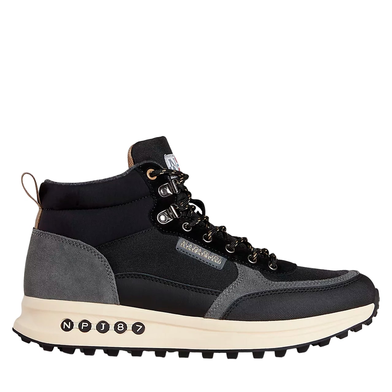 

Ботинки мужские Napapijri Slate Suede City черные 43 EU, Черный, Slate Suede City