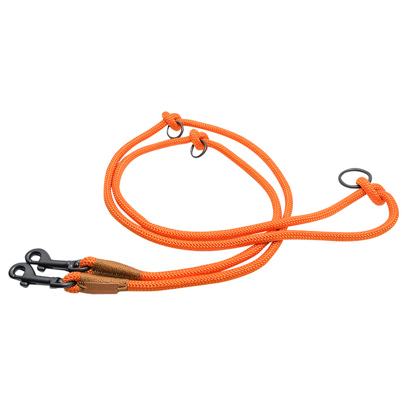 фото Поводок для собак great&small rope 11х2000мм оранжевый