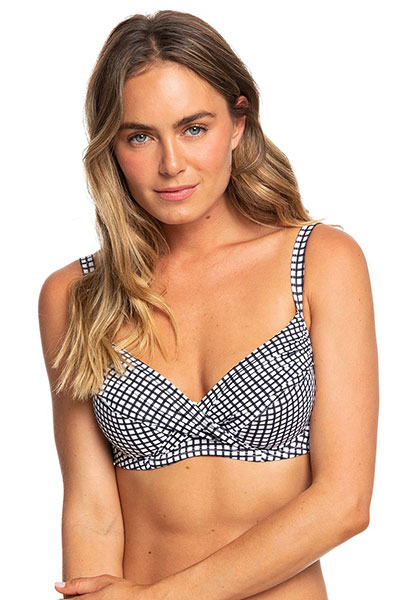 

Лиф женский Roxy Beach Classics ERJX303839 черный; белый S INT, Beach Classics ERJX303839