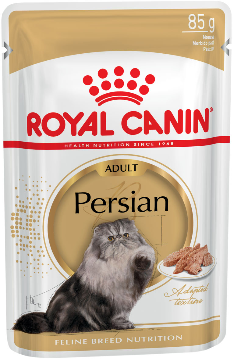 фото Влажный корм для кошек royal canin persian adult, персидская, паштет, 12шт по 85г