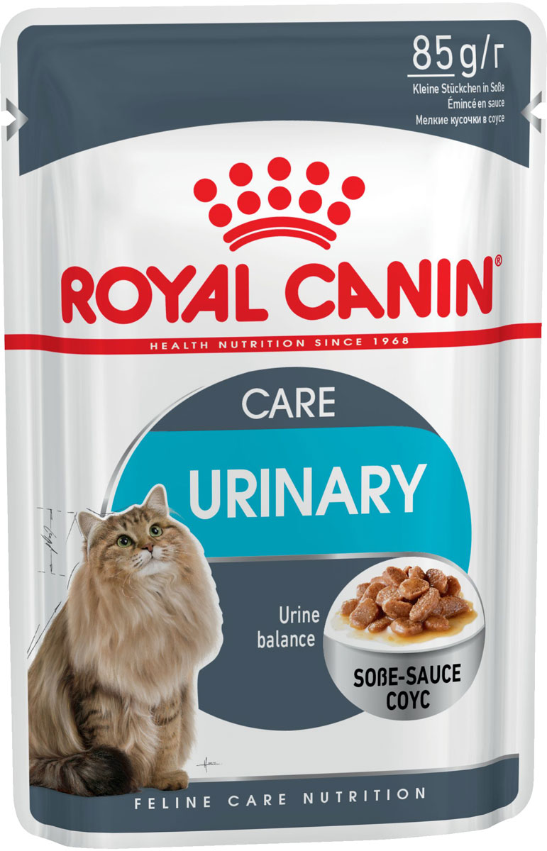 фото Влажный корм для кошек royal canin urinary care, при мкб, соус, 12шт по 85г