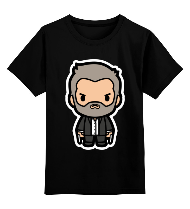 

Детская футболка Printio Росомаха цв.черный р.152, 0000002332443