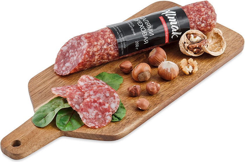 

Колбаса салями альмак ореховая с/к 270 г в/у балтийский продукт россия