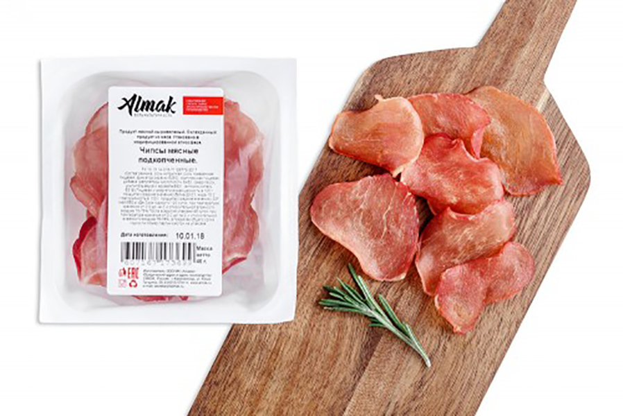 

Чипсы Альмак вяленые мясные со вкусом бекона 40 г