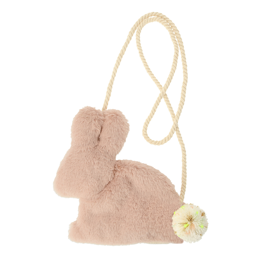 фото Сумка-игрушка детская meri meri кролик, плюшевая