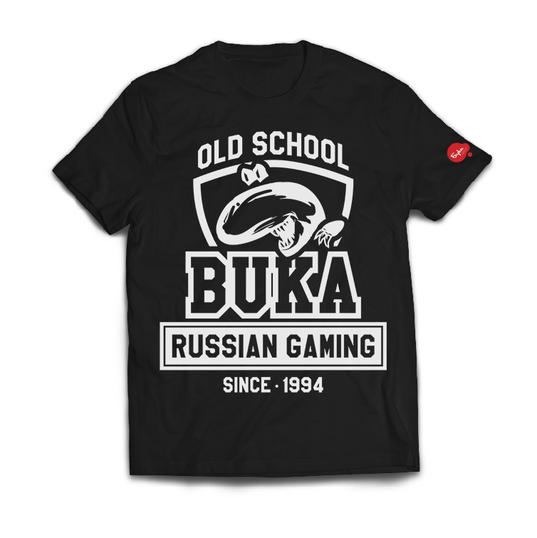 

Футболка мужская OLD SCHOOL BUKA черная L, OLD SCHOOL