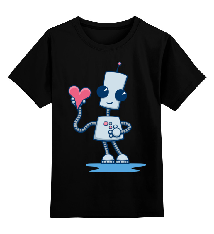 

Детская футболка Printio Робот цв.черный р.152, 0000002433249