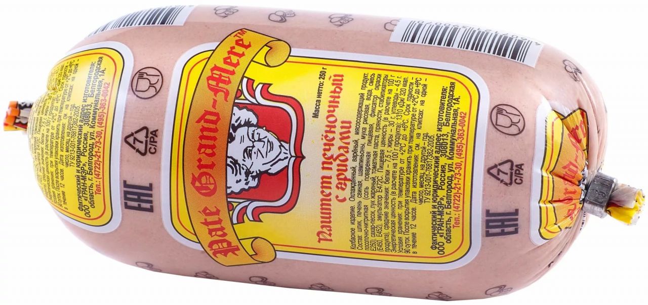 

Паштет Pate Grand-Mere печеночный с грибами 150 г
