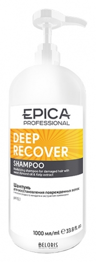 Купить Шампунь Epica Professional Deep Recover для восстановления поврежденных волос 1000 мл