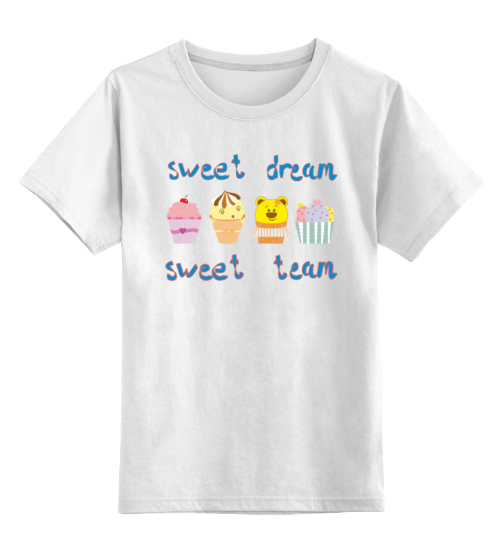 

Детская футболка Printio Sweet dream - sweet team цв.белый р.140, 0000002564875