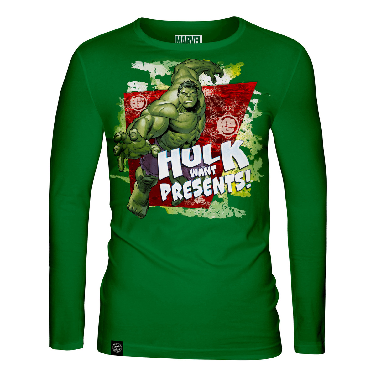 фото Лонгслив мужской x-mas hulk good loot зеленый l