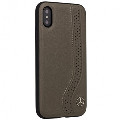 фото Чехол merсedes-benz new bow i для apple iphone x grey cg mobile