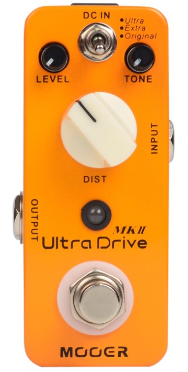 фото Педаль эффектов для электрогитары мини mooer ultra drive mkii