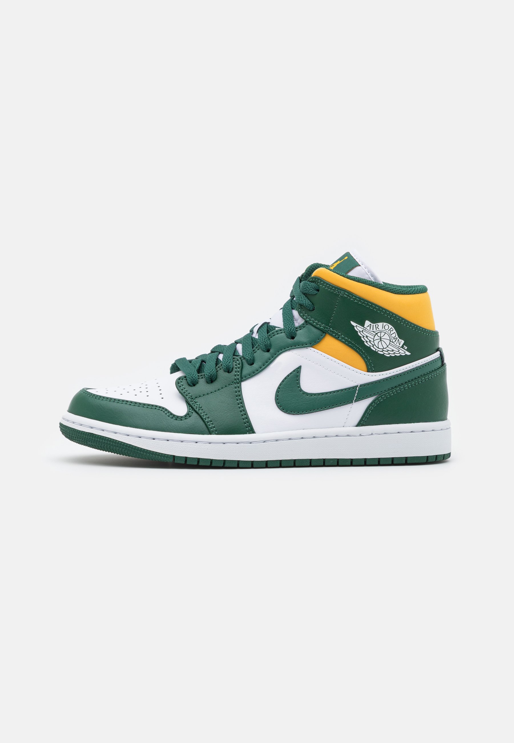 

Кеды мужские Jordan Air 1 Mid зеленые 52.5 EU (доставка из-за рубежа), Зеленый, Air 1 Mid