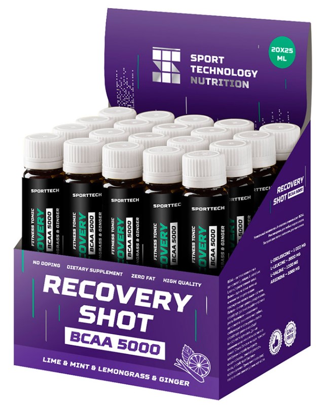 фото Sport technology nutrition всаа 5000, 20 амп, вкус: лайм-имбирь-лемонграсс-мята