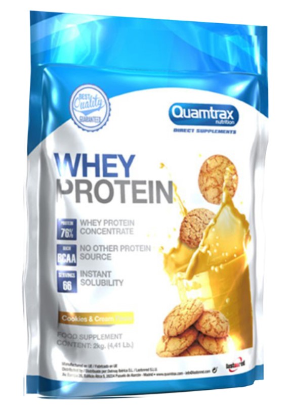 фото Протеин quamtrax nutrition direct whey protein, 2000 г, cookies & cream