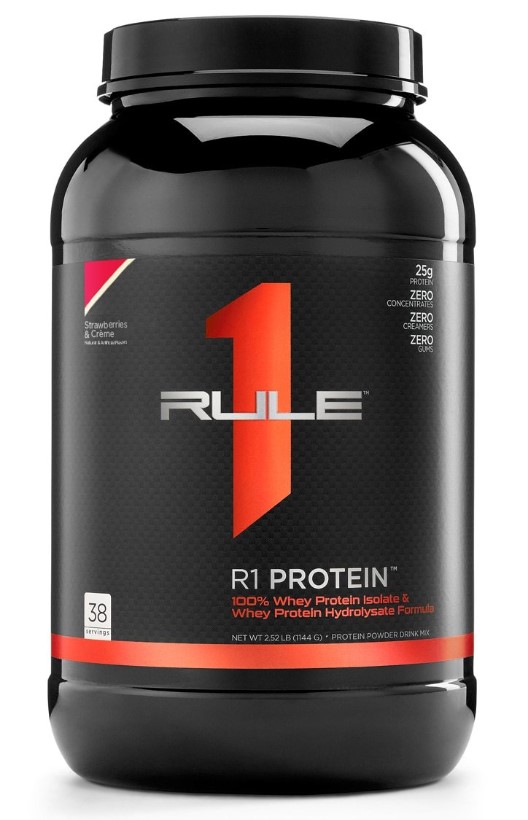 

Протеин Rule One Proteins R1 Protein, 1144 г, strawberries & creme, R1 Protein