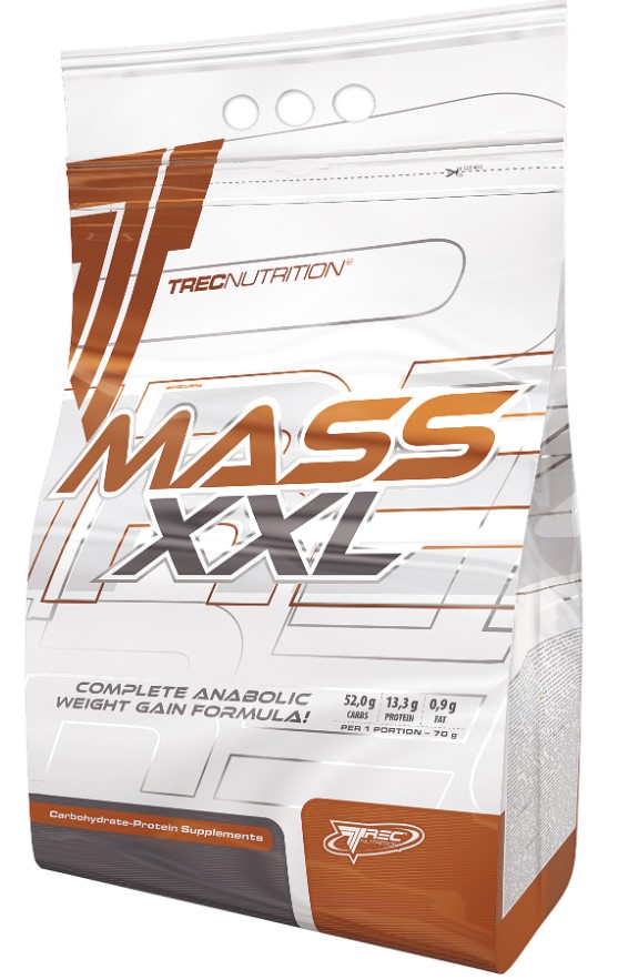 Гейнер Trec Nutrition Mass XXL, 3000 г, vanilla