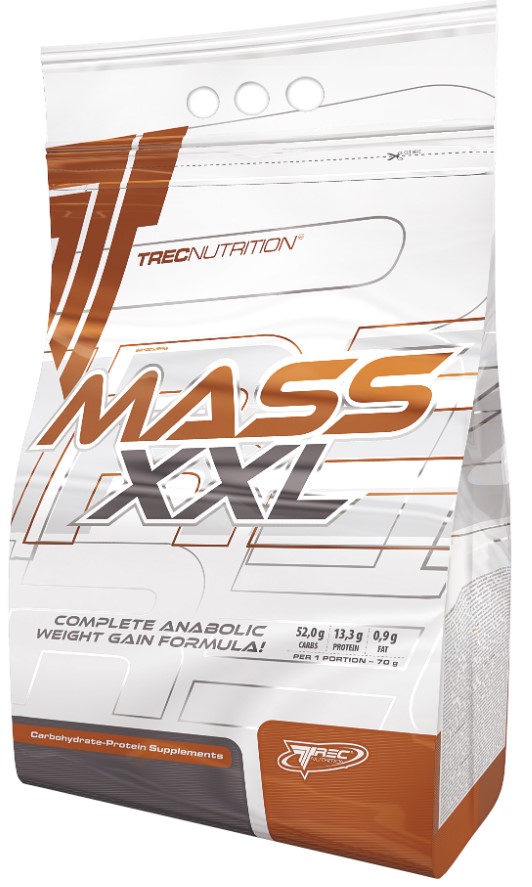 фото Гейнер trec nutrition mass xxl, 3000 г, chocolate