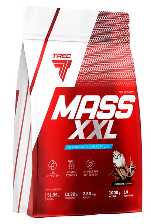 фото Гейнер trec nutrition mass xxl, 1000 г, chocolate