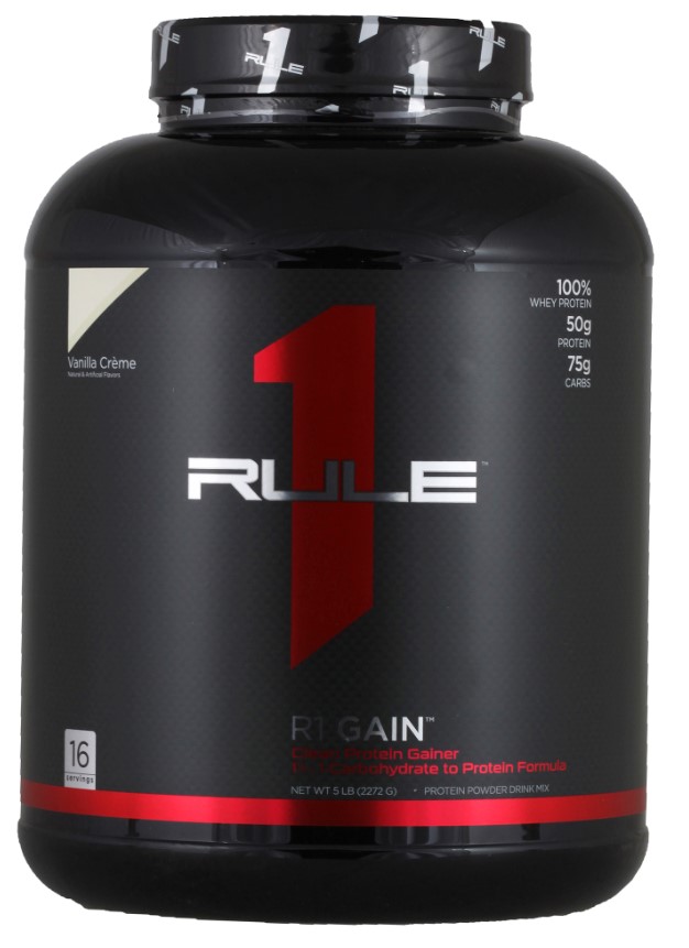 фото Гейнер rule one proteins r1 gain, 2270 г, vanilla creme