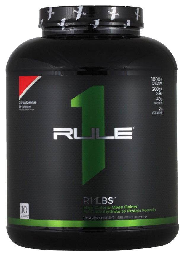 фото Гейнер rule one proteins r1 lbs, 2700 г, strawberries & creme