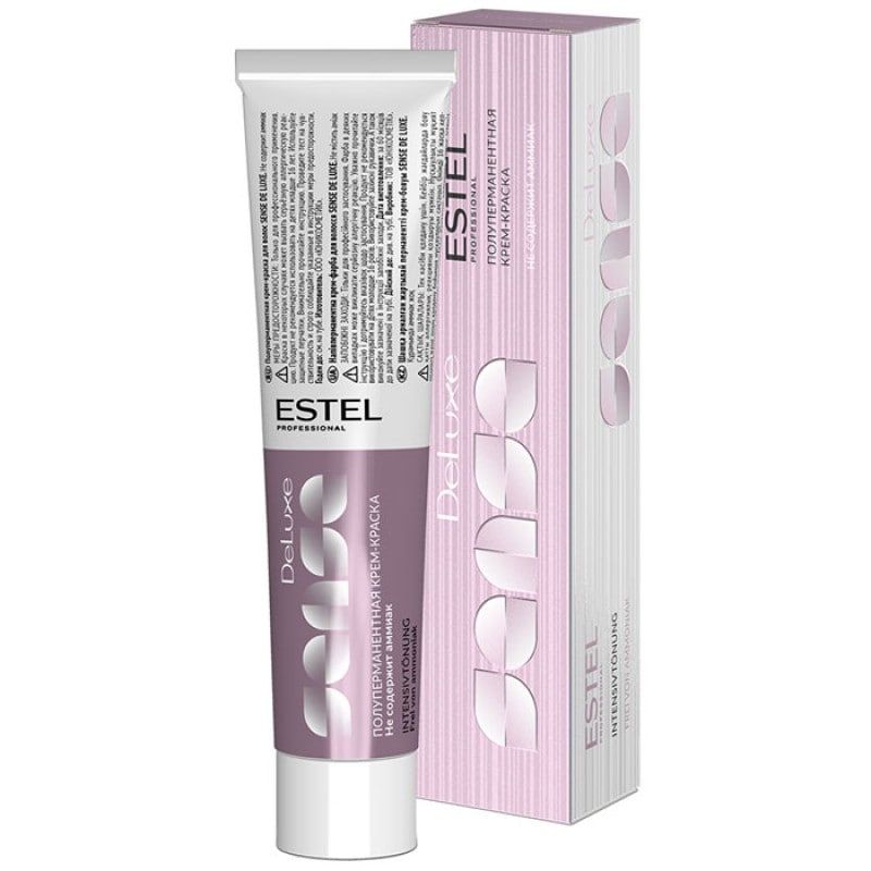 Краска для волос Estel Professional De Luxe Sense SE3/0 крем краска для волос estel love 6 74 темный каштан