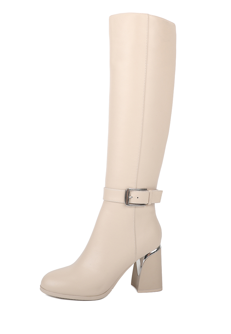 

Сапоги женские Pierre Cardin 220202 бежевые 41 RU, Бежевый, 220202
