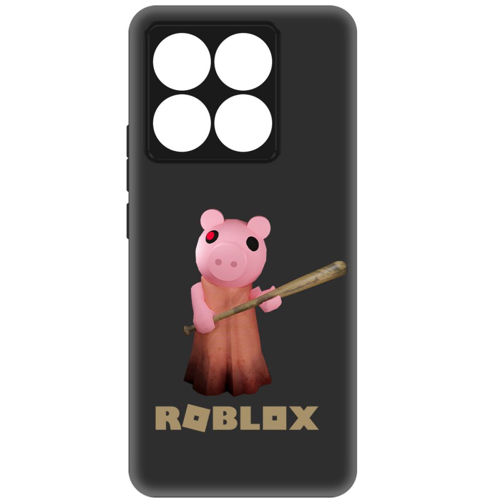 

Чехол-накладка Krutoff Soft Case Roblox-Пигги для Xiaomi 14T черный