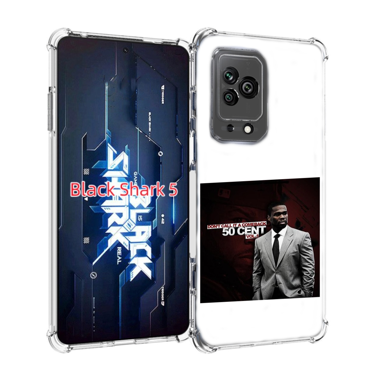 

Чехол MyPads 50 Cent - Dont Call It A Comeback Vol для Xiaomi Black Shark 5, Прозрачный, Tocco